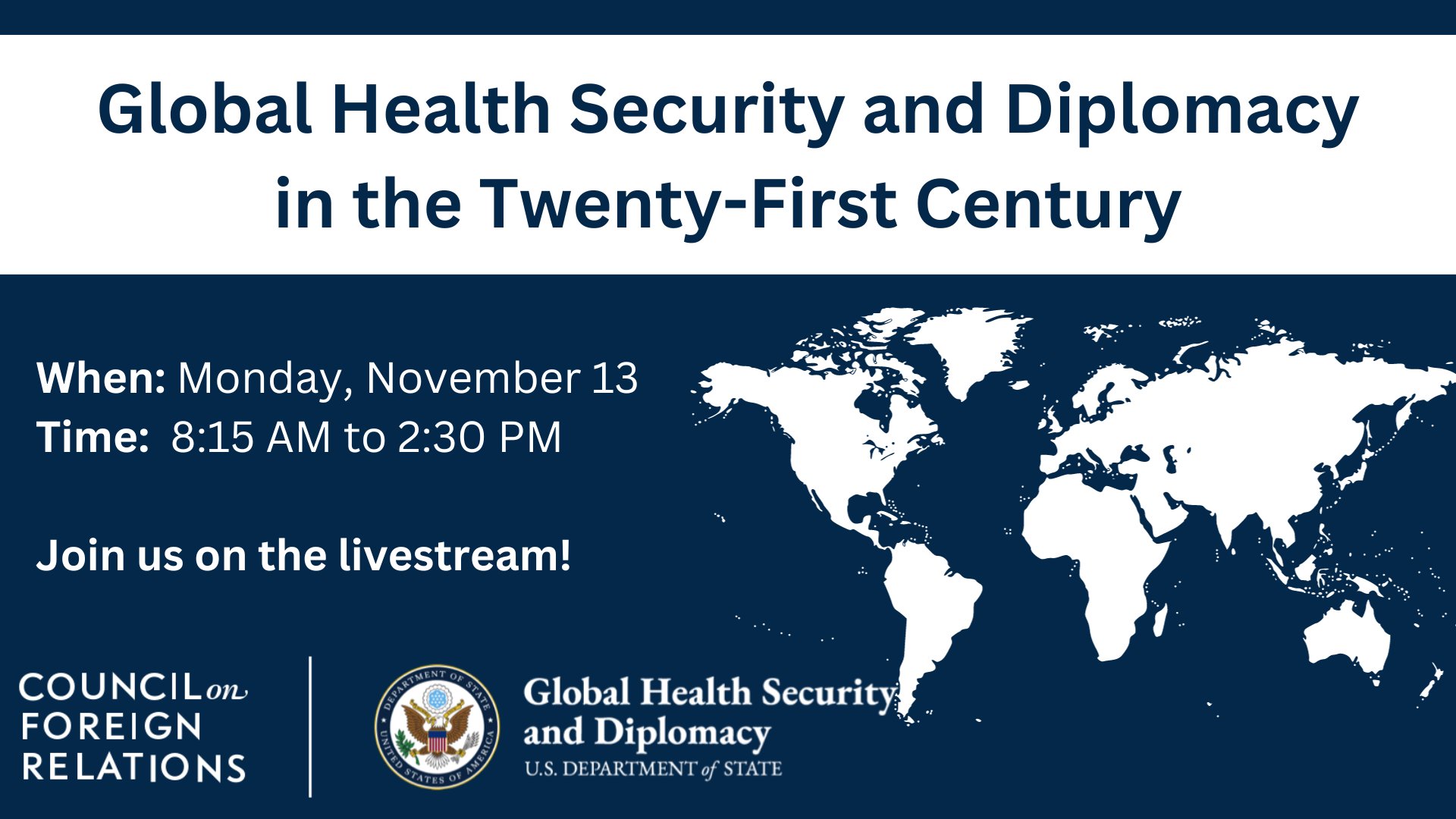 Global Health Security and Diplomacy in the Twenty-First Century