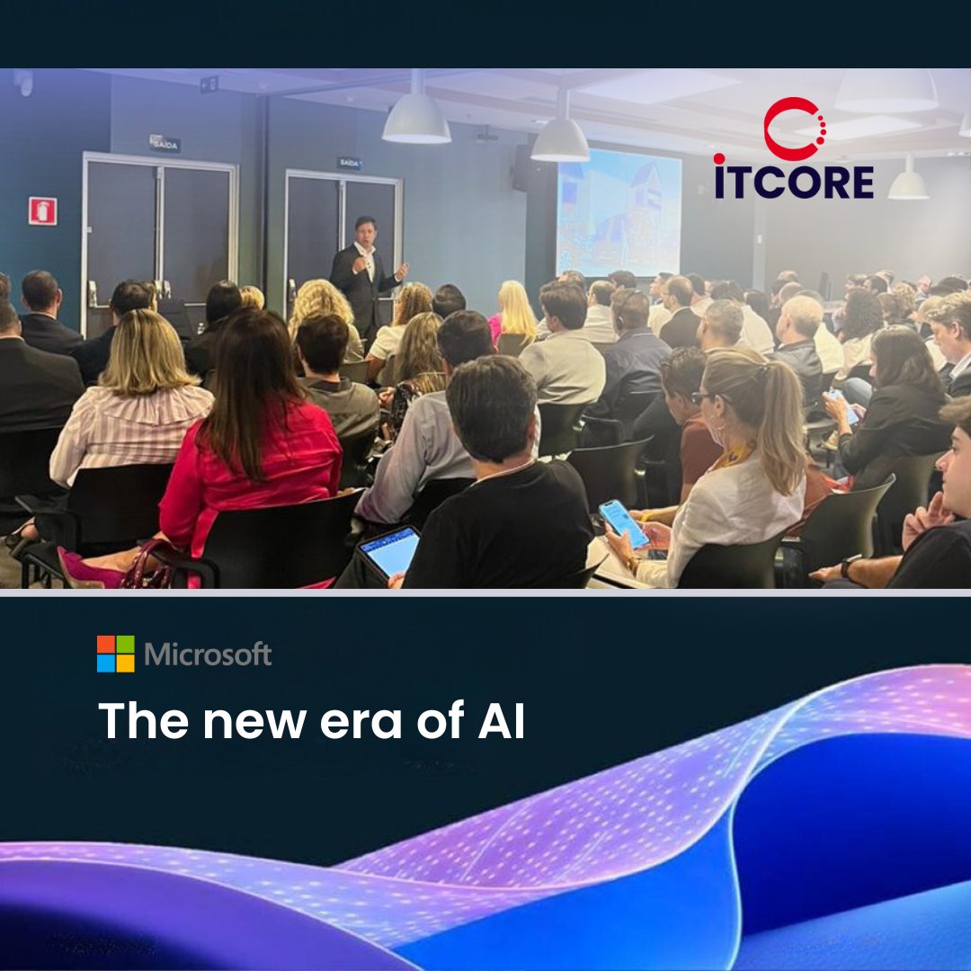 ITCore_br's tweet image. Kevin Peesker da @Microsoft revela: produtividade 📈 55% com o Copilot! 🤖✍️ IA generativa não é o futuro, é o presente! #MicrosoftAI #ProductivityBoost #Copilot