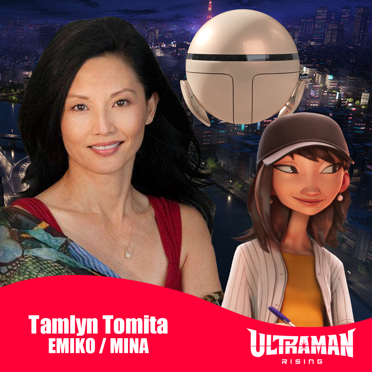New Ultraman 2024 Cast Ynes Amelita
