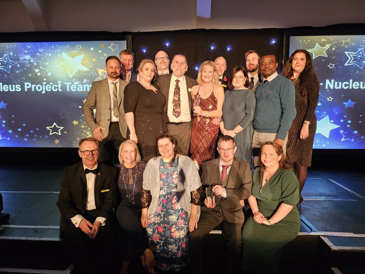The second Chief Executive’s Award, and final award of the night, goes to Team Nucleus. 

This team has been instrumental in ensuring we embed the use of digital to promote patient safety and flow. The number of staff staying behind to complete paperwork has halved.

#COA23