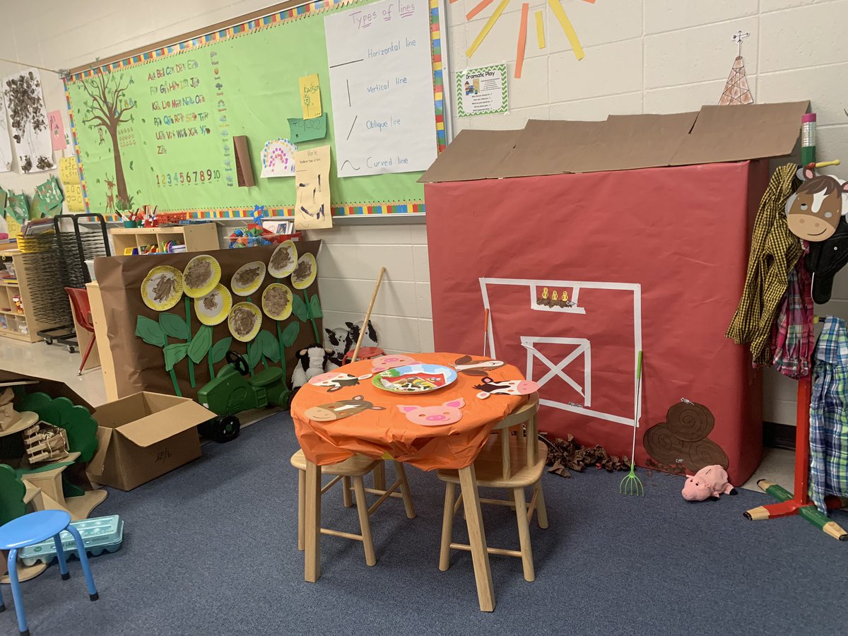Students and teachers worked all week on this project: we transformed our Dramatic play center into a farm. Next week, we will explore and learn all about the farm animals and celebrate our Thanksgiving by having our classroom meal on the farm. <a href="/SycamoreElem/">Sycamore Elementary</a> <a href="/TCBOE/">Talladega Co Schools</a>