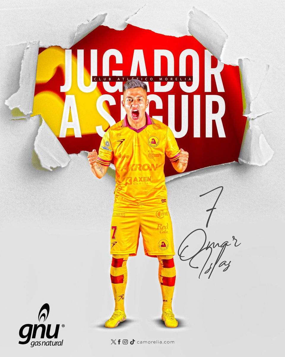 | <a href="/GNUgasnatural/">Gnu gas natural</a> | Los ojos estarán hoy sobre <a href="/Omar_islas19/">Omar Islas ⚡️</a>, nuestro jugador a seguir. 

¡Aguas con él, porque es rapidísimo! 🏃🏻‍♂️

#PuroPinshiRojoYAmarillo💪