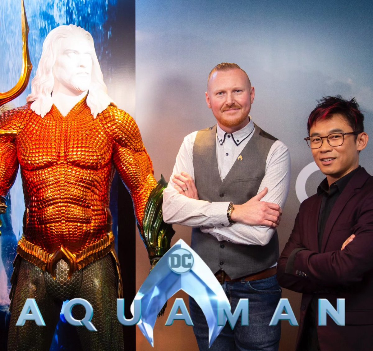 Aquaman and the lost kingdom hits cinemas December and we thought we would share some fun times meeting @prideofgypsies and Director @creepypuppet 

@warnerbrosuk 
#AquamanAndTheLostKingdom    #Aquaman