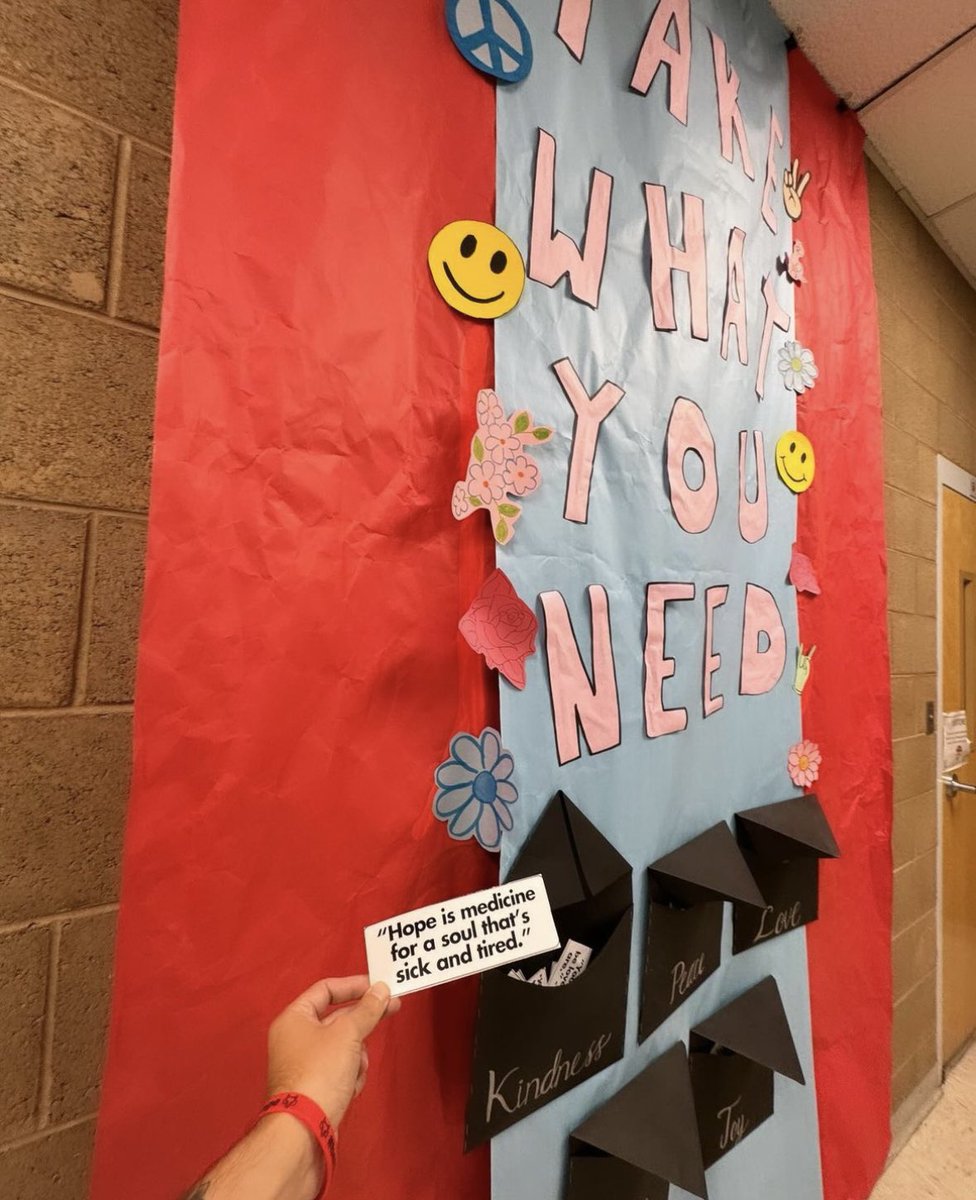 Have you seen the “Take What You Need” wall!? The next time you’re in Silva, stop by and grab a note if you need it. 🫶🏽