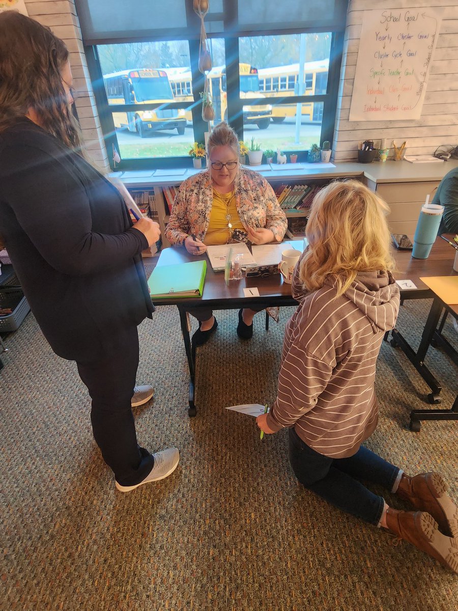 This week's Cluster had teachers practicing instructional rounds. One of the most important steps is to debrief afterward, so T's practiced that too! So excited for our T's to see learning through a different lens as they go on instructional rounds next week!