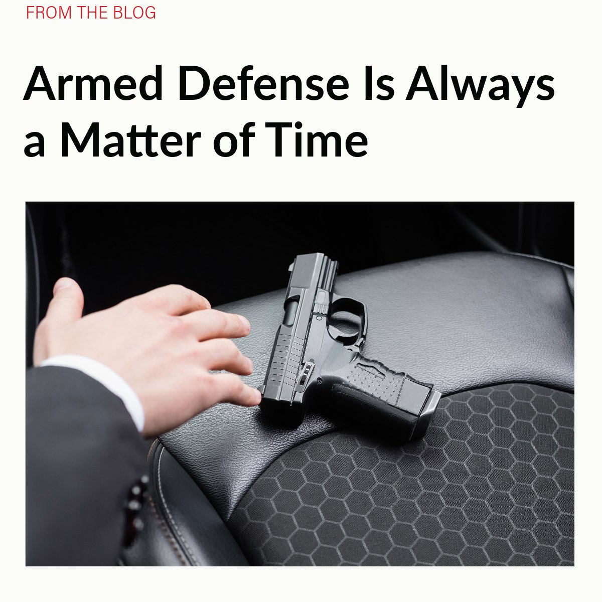 Should your #selfdefense gun be unloaded? Should you only carry a firearm when going someplace dangerous? Learn how common bad advice for #responsiblegunowners could increase your risk of not surviving an attack: secondcalldefense.org/armed-defense-…