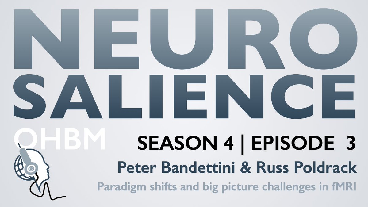 The new #Neurosalience episode featuring <a href="/russpoldrack/">Russ Poldrack</a>, a luminary in fMRI and cognitive neuroscience! Together with <a href="/fMRI_today/">Peter Bandettini</a>, they discuss elevating fMRI practices, task design precision, and the future.

YouTube tinyurl.com/YTNSS04E03

Spotify tinyurl.com/SPNSS04E03

#ohbm