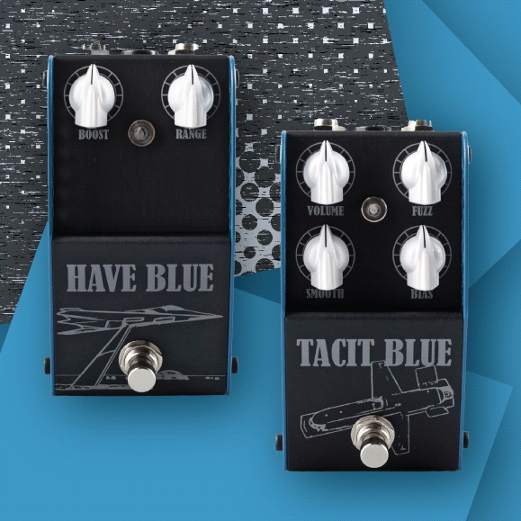 What do you get when @thorpyfx highly modifies a fuzz face and rangemaster circuit? A boost called Have Blue and a fuzz called Tacit Blue! 

#thorpyfx #fuzz #boost #rangemaster #fuzzface #vintage #thesoundparcel