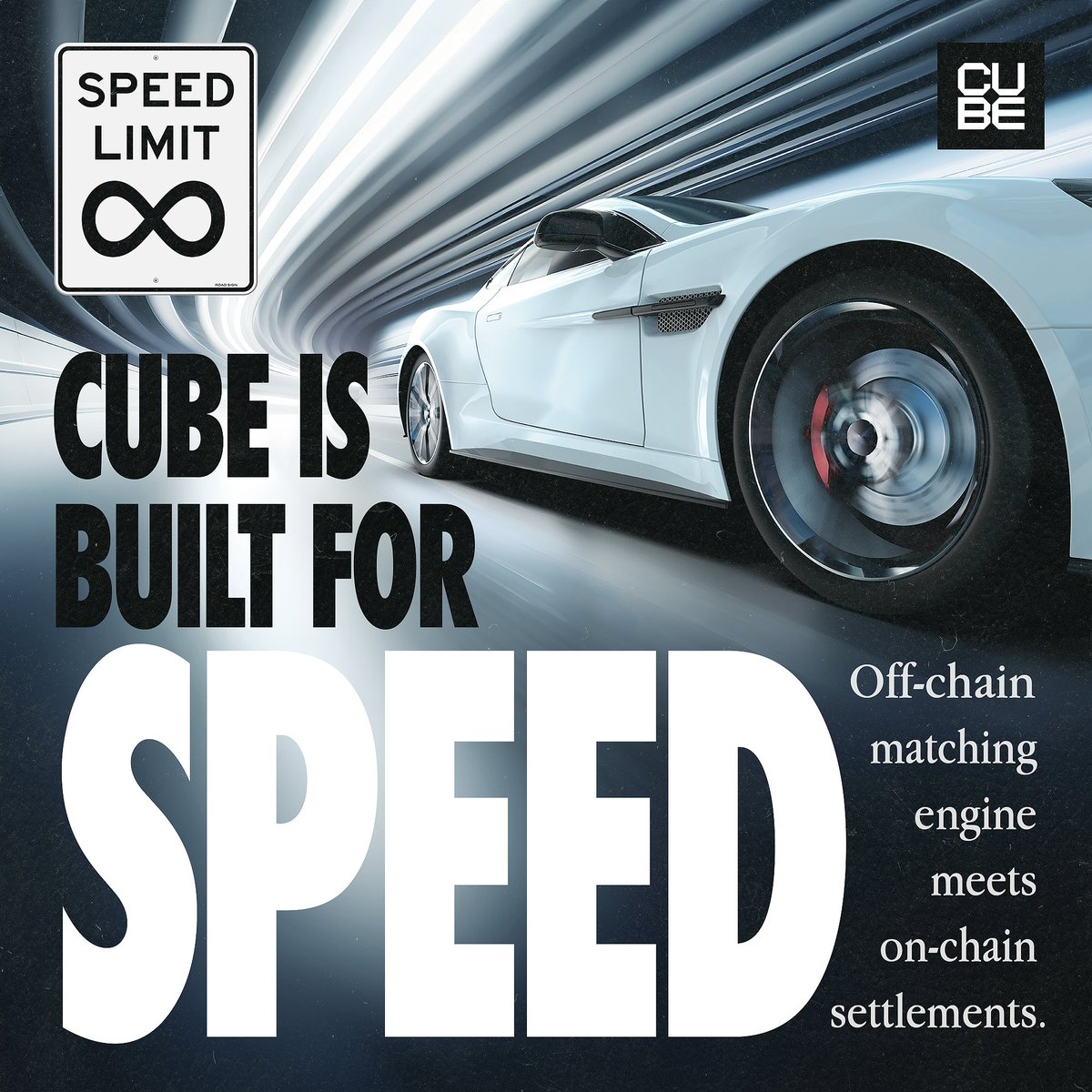 cubexch's tweet image. Built for speed. 🧊🏁