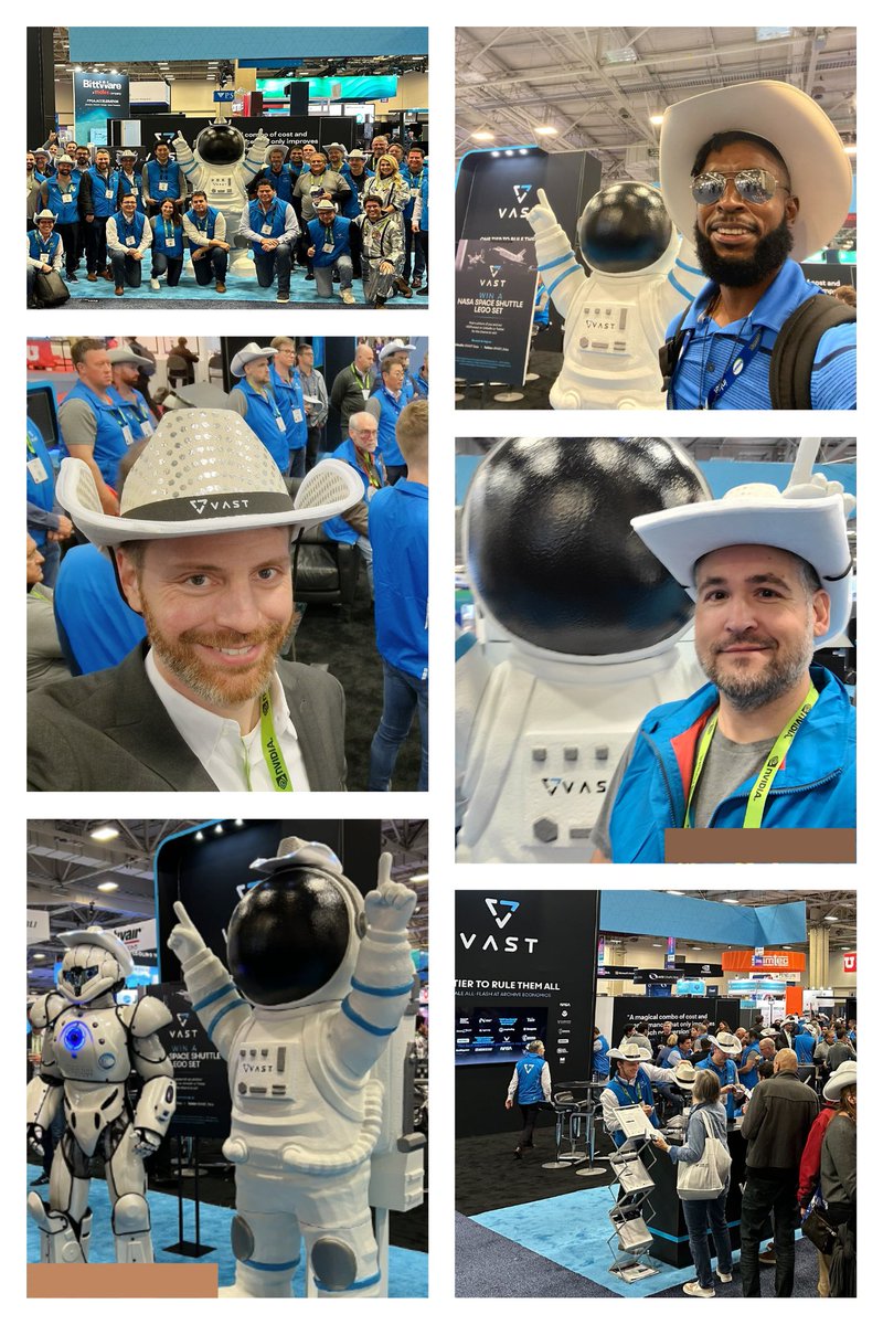 #SC23... Light up space cowboy hats... are BAAACCKKK! 🤠 Next week, stop by VAST Data booth #1343 in the center of the exhibit floor to grab yours and meet all the wonderful #VASTronauts 🚀