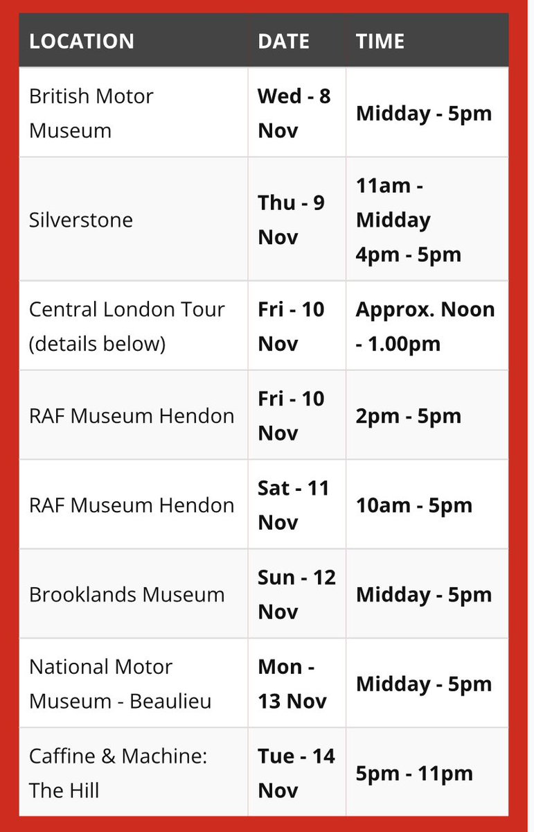 ROADSHOW UPDATE!
As you will appreciate we have amended our roadshow route. We will now be touring central London tomorrow (Friday) lunchtime. 
Visit: BloodhoundLSR.com 
#SuperSonicDriver
#BloodhoundLSR