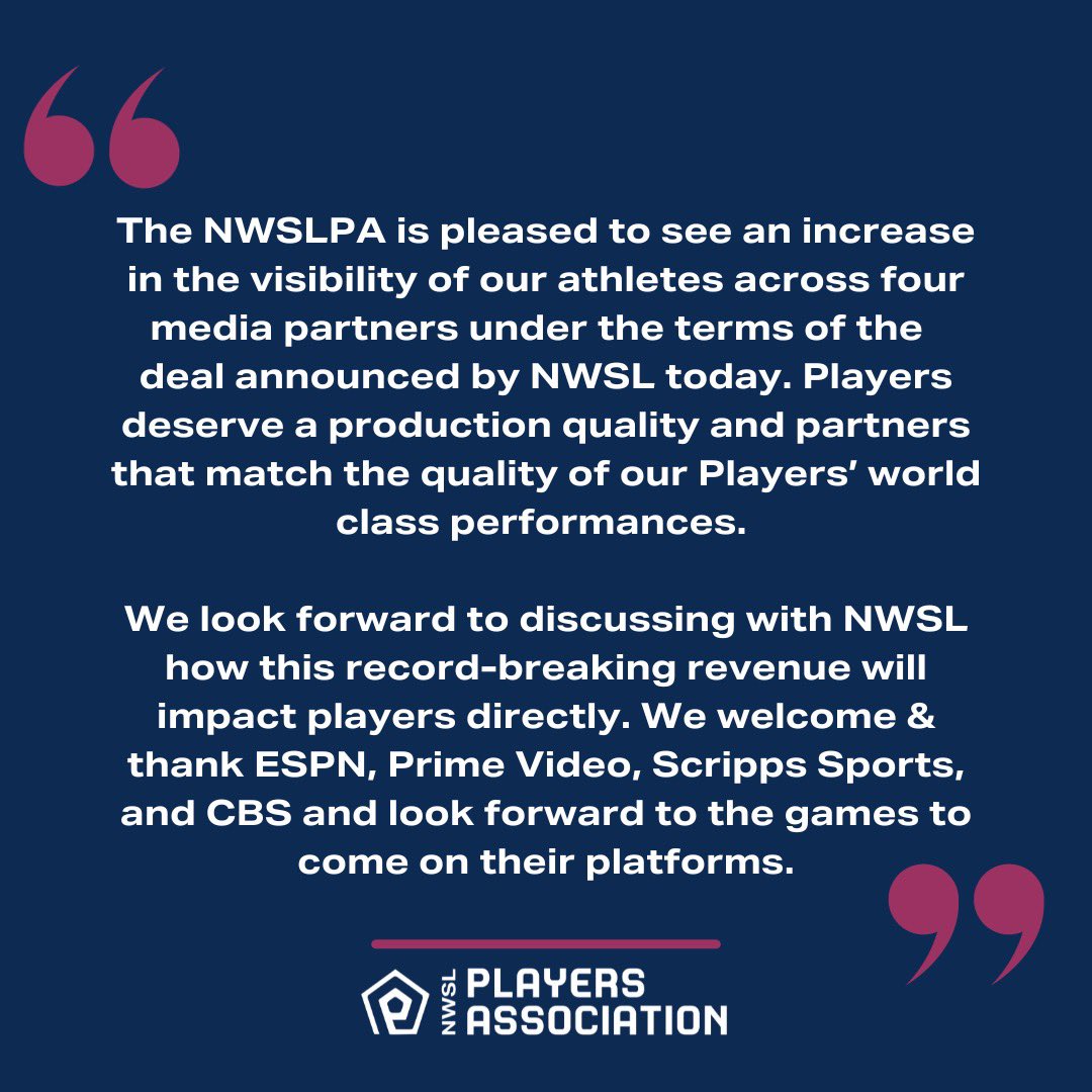 NWSLPA (@nwsl_players) on Twitter photo 