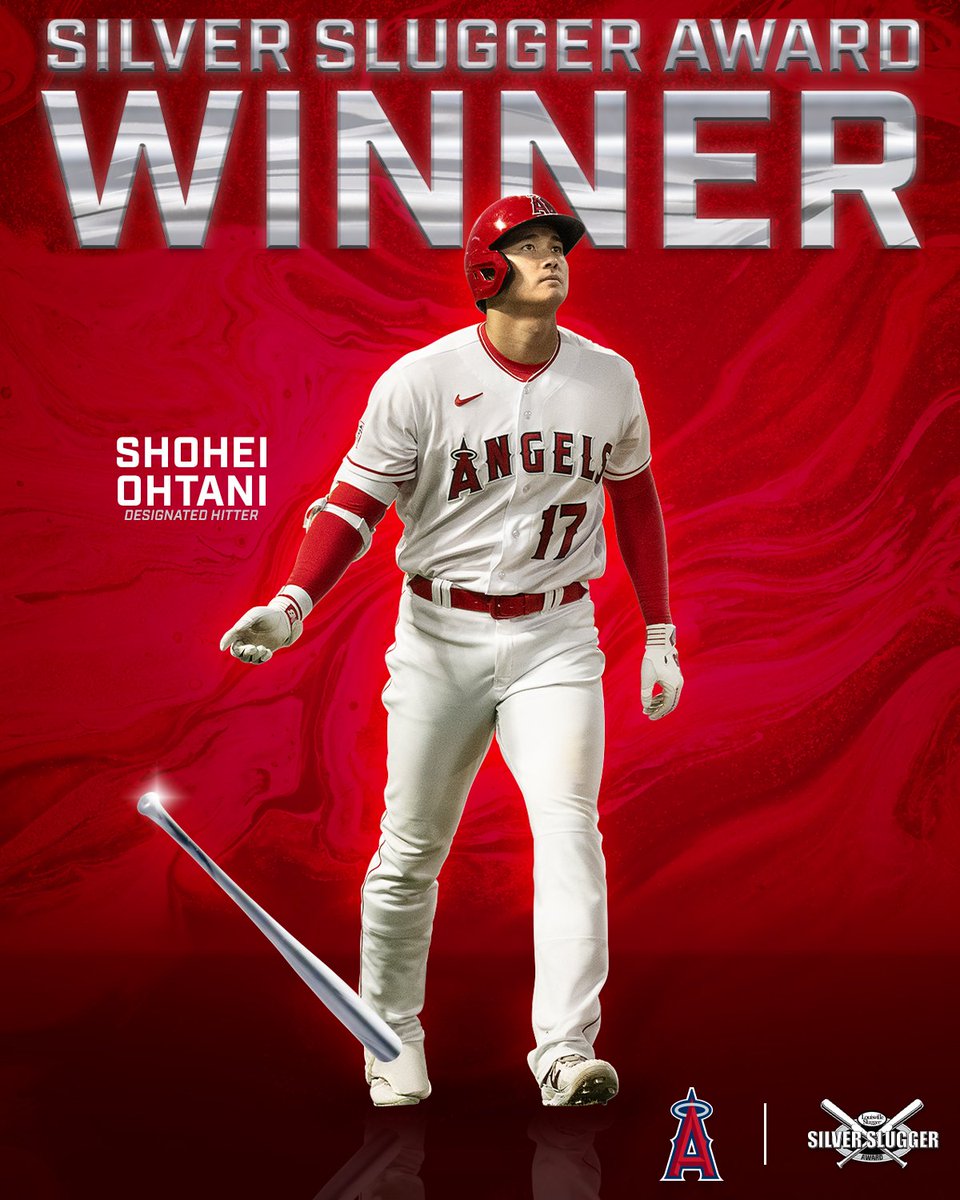Congratulations to Shohei Ohtani on his second career Silver Slugger Award! 🏆