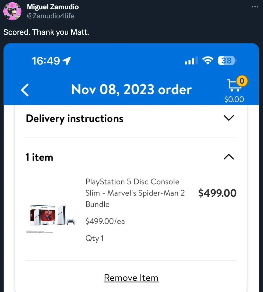 mattswider's tweet photo. 🚨Tomorrow, we'll see more PS5 Slim consoles in stock. Here are my links⤵️ Stay tuned!
🌟Walmart https://t.co/Y4p9PzZq4t
🏷️Best Buy https://t.co/PfAL48KAvD
🎯Target https://t.co/puFuJBliJ8
📦Amazon https://t.co/vtWRKH1ptI (it should pop up here)
Also on sale now at Amazon⤵️
🫘PS5 Buds Explore
https://t.co/YKEFGlSHtX
🎧PS5 Elite wireless headset https://t.co/qkZY3XDSDd
📶PS5 Link USB adapter
https://t.co/1uBVIlxSuT

🍀Good luck. Follow @mattswider & @TheShortcut with notifications on!