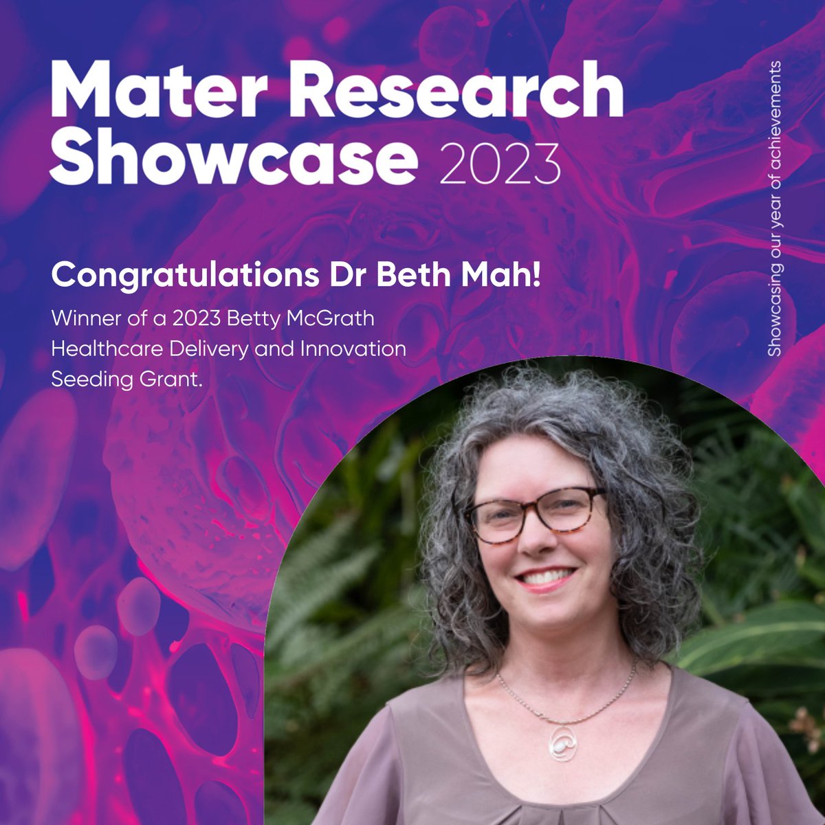 Congratulations to Dr Beth Mah, winner of a 2023 Betty McGrath Healthcare Delivery and Innovation Seeding Grant. Dr Mah is the Medical Director at Catherine’s House.