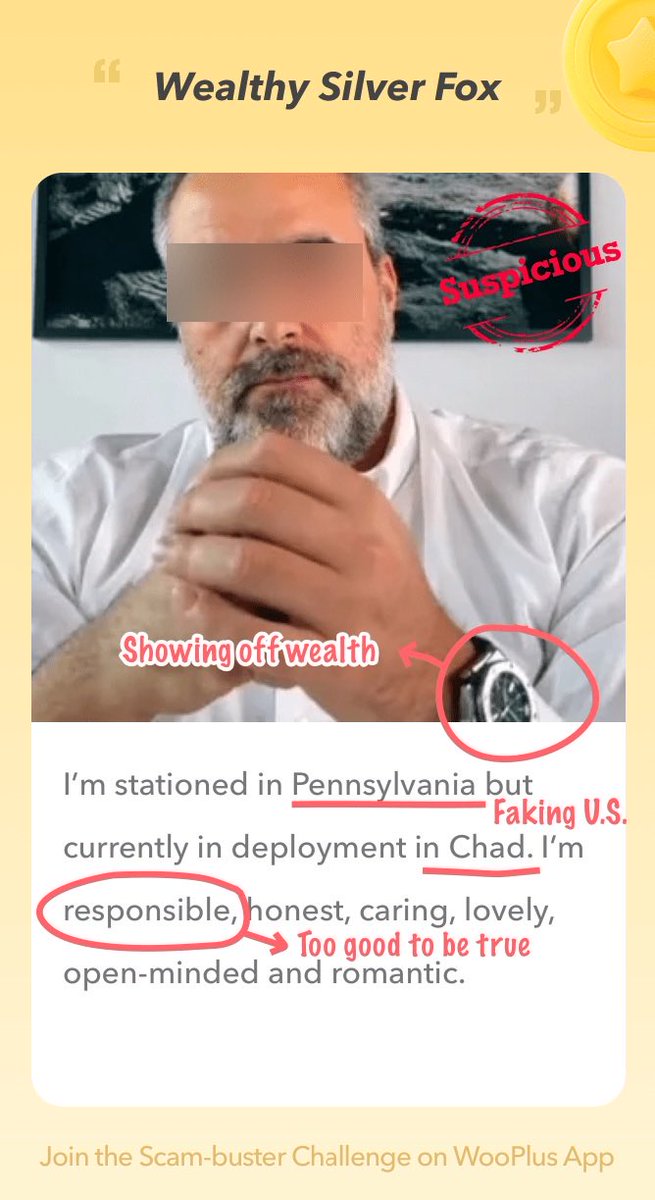 invinciblepenny's tweet photo. Just spotted a scammer in the #ScambusterChallenge.🤣 Join and see how you fare at unmasking the tricksters! https://t.co/s6QkuSxOGO https://t.co/tUslwgBimv