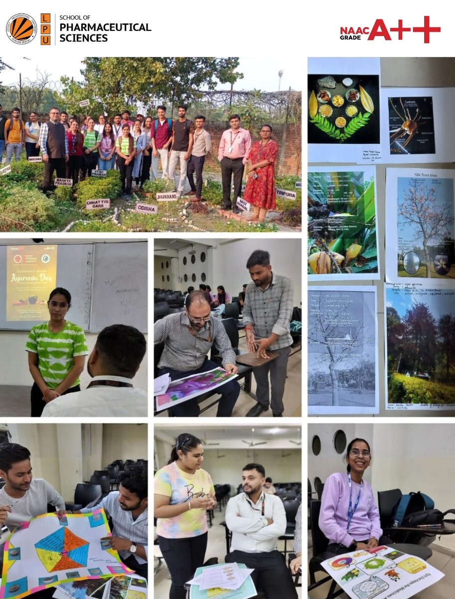School of Pharmaceutical Sciences, LPU is pleased to share few glimpses from the national ayurveda day. #pharmacyheroes #pharmacy #NationalAyurvedaDay #lpuuniversity #lpuachievements #proudmoment #lpupharmacy #research #science #success#school #team #education #innovation