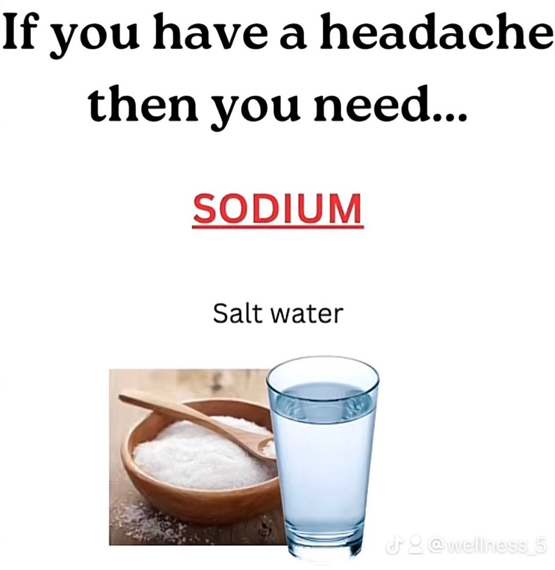 Nutrient Value of Some Common Foods....

1. Salt Water - Sodium