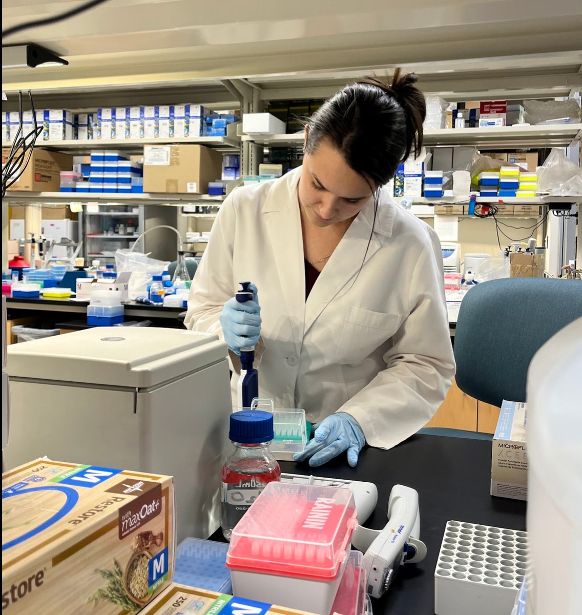 Two weeks went by really fast! Kathryn from UDel prepped her chicken serum samples by S-Trap, collected data on both a Fusion and TimsTOF, and was able to use the ProteoDA workflow developed by our bioinformatics team to analyze her data.  Not a bad way to spend your internship!