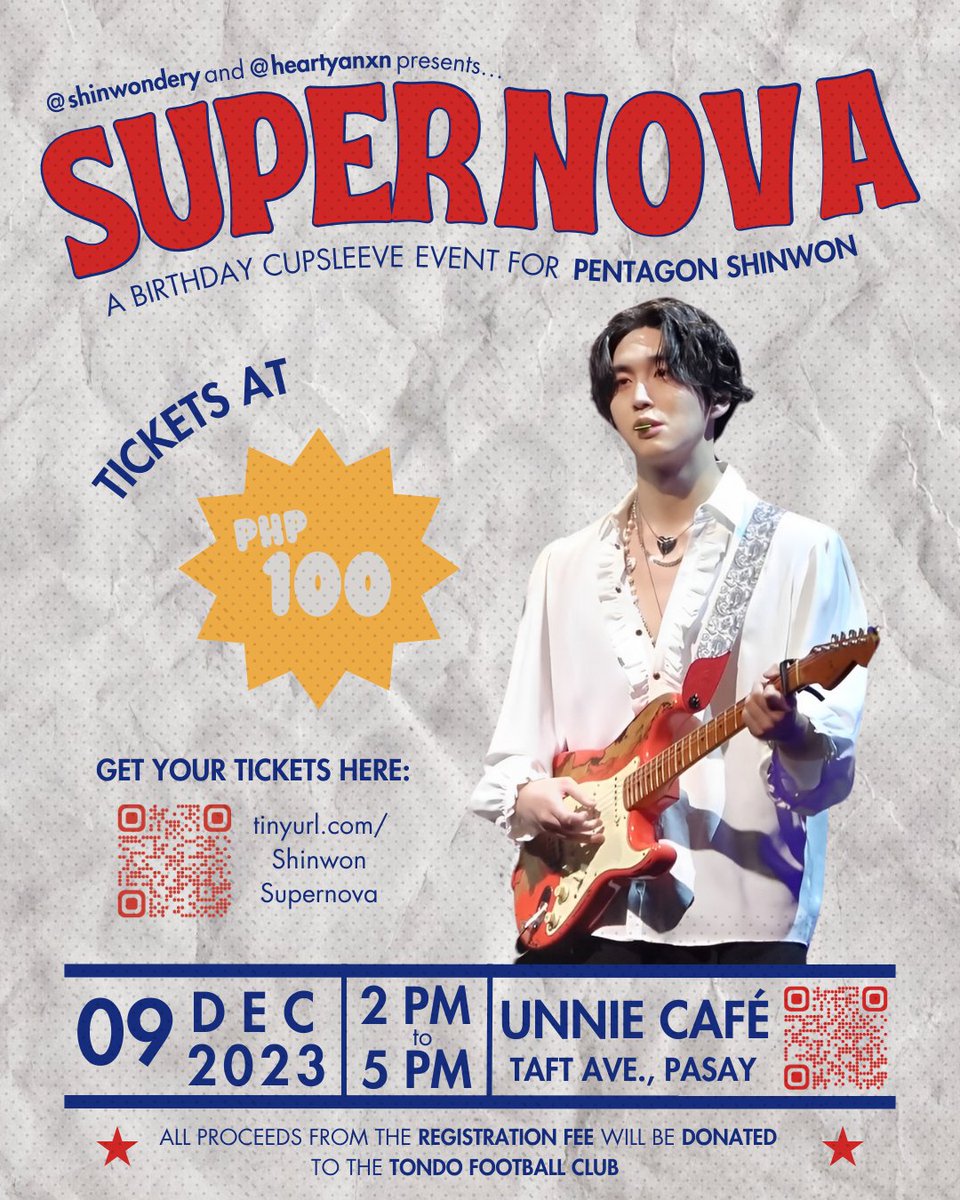 wukongscloud's tweet photo. PH Universe! Join us on Dec. 9 at @unnie_cafe as we celebrate the birthday of our ฬถnฬถuฬถmฬถbฬถeฬถrฬถ ฬถoฬถnฬถeฬถ ฬถ ๐ข๐ก๐๐ฌ ๐ข๐ก๐ star, SHINWON!!!
See the poster for full details.
Register here: https://t.co/09v09JVKzi
See you there!!!๐ค๐ผ๐ธ
#ShinwonSupernova https://t.co/c0mjsyoo21