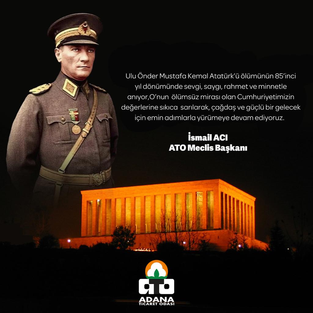 Saygı 
                Ve
Özlemle 
              Anıyoruz..

#10Kasım1938