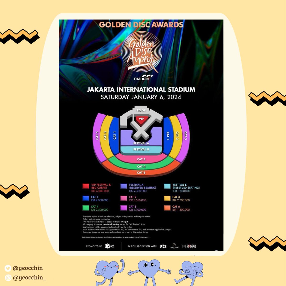yeocchin's tweet photo. OPEN JASTIP WAR TIKET GOLDEN DISK AWARD JAKARTA (GDA JAKARTA) 

☁️Bookslot 50k/tiket
☁️Fee 350k/tiket, diurus sampai fisik
☁️General Sales 1 desember 
☁️Trusted
☁️Jika tidak dapat tiket FULL REFUND

DM if you're interested!
Proof ada dibawah ini🤍

tag. wtb jastip war gda jakarta https://t.co/tQLyh5TWbi