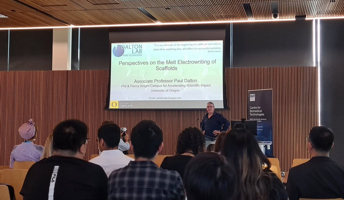 Fabulous that the stars aligned ✨️ so that A/Prof Paul Dalton @meltelectrospin could join us for #CBTConf2023 during his visit to Australia! Always a joy to hear about the latest and greatest in #meltelectrowriting (#MEW)!