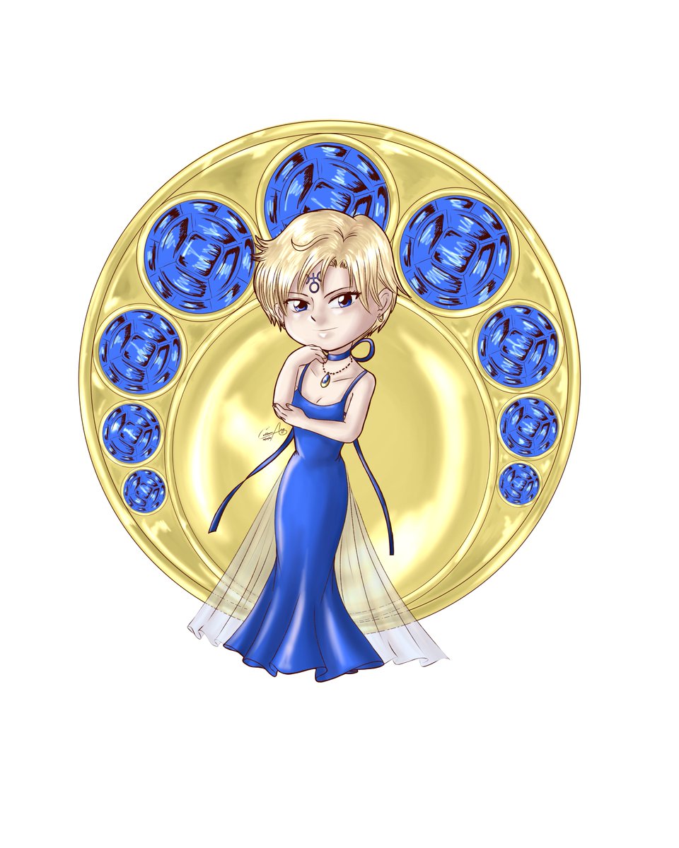 lynearart's tweet photo. Sailor Chibi Royalty - Uranus #SailorUranus #TenohHaruka #SailorMoon #FilipinoArtist #AustralianArtist #ArtistOnTwitter @MediBangPaint_e @ArtMutuals @Medibangcom https://t.co/erJG35ePmD