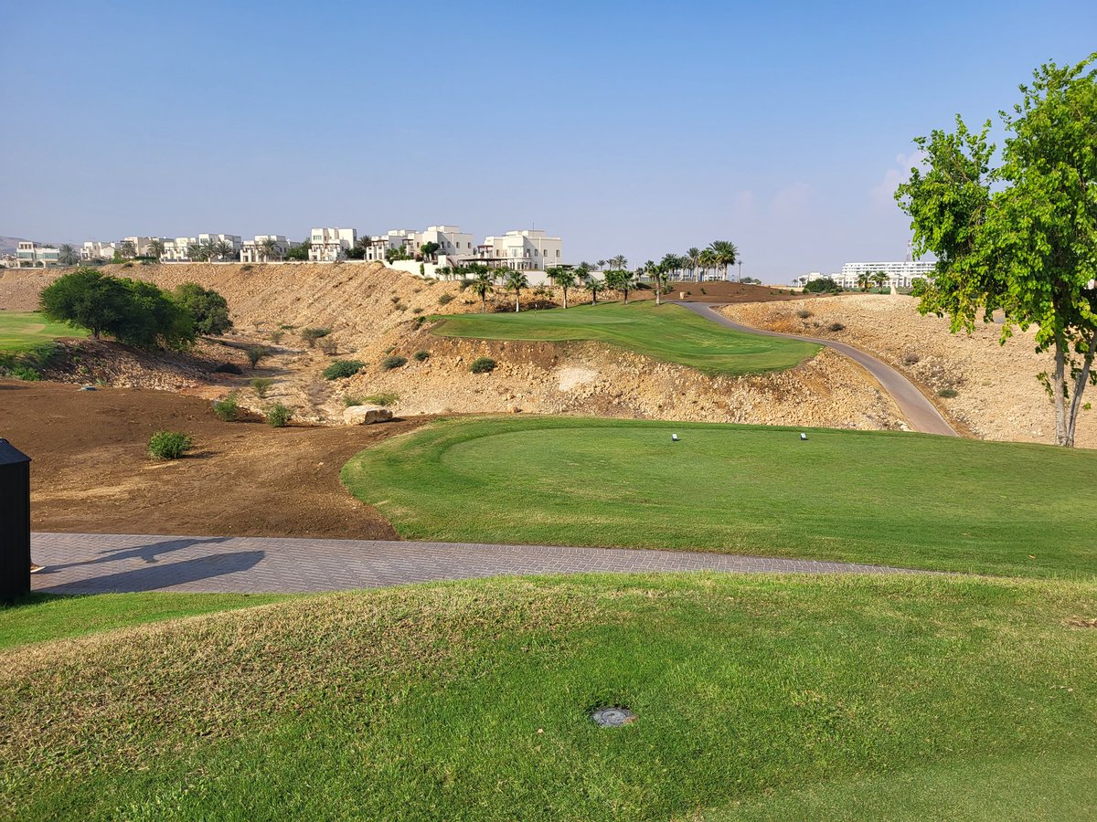 I've seen some incredible cpurses in Oman the last couple days. My first time visiting, only 5 courses but all so different.