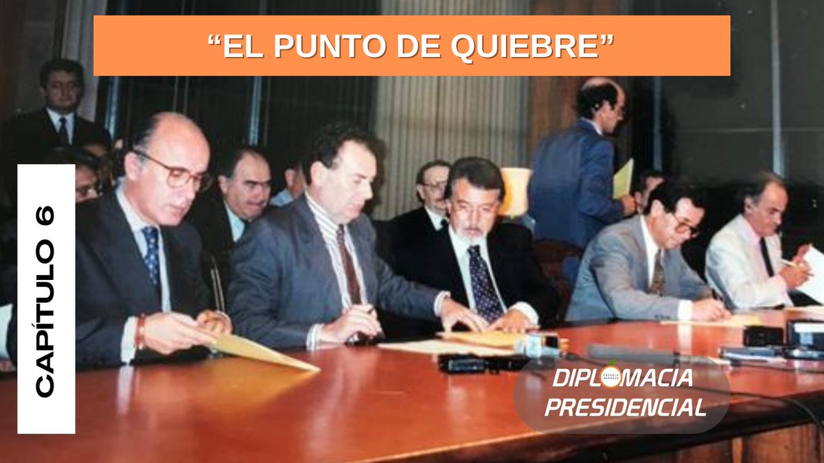 El conflicto del Cenepa culminó con la firma de un acuerdo entre nuestros cancillleres el 17 de febrero de 1995. Fue el punto de quiebre para que el presidente Fujimori saliera en busca una solución definitiva que logró tres años después.
#PuntoDeQuiebre
#DiplomaciaPresidencial