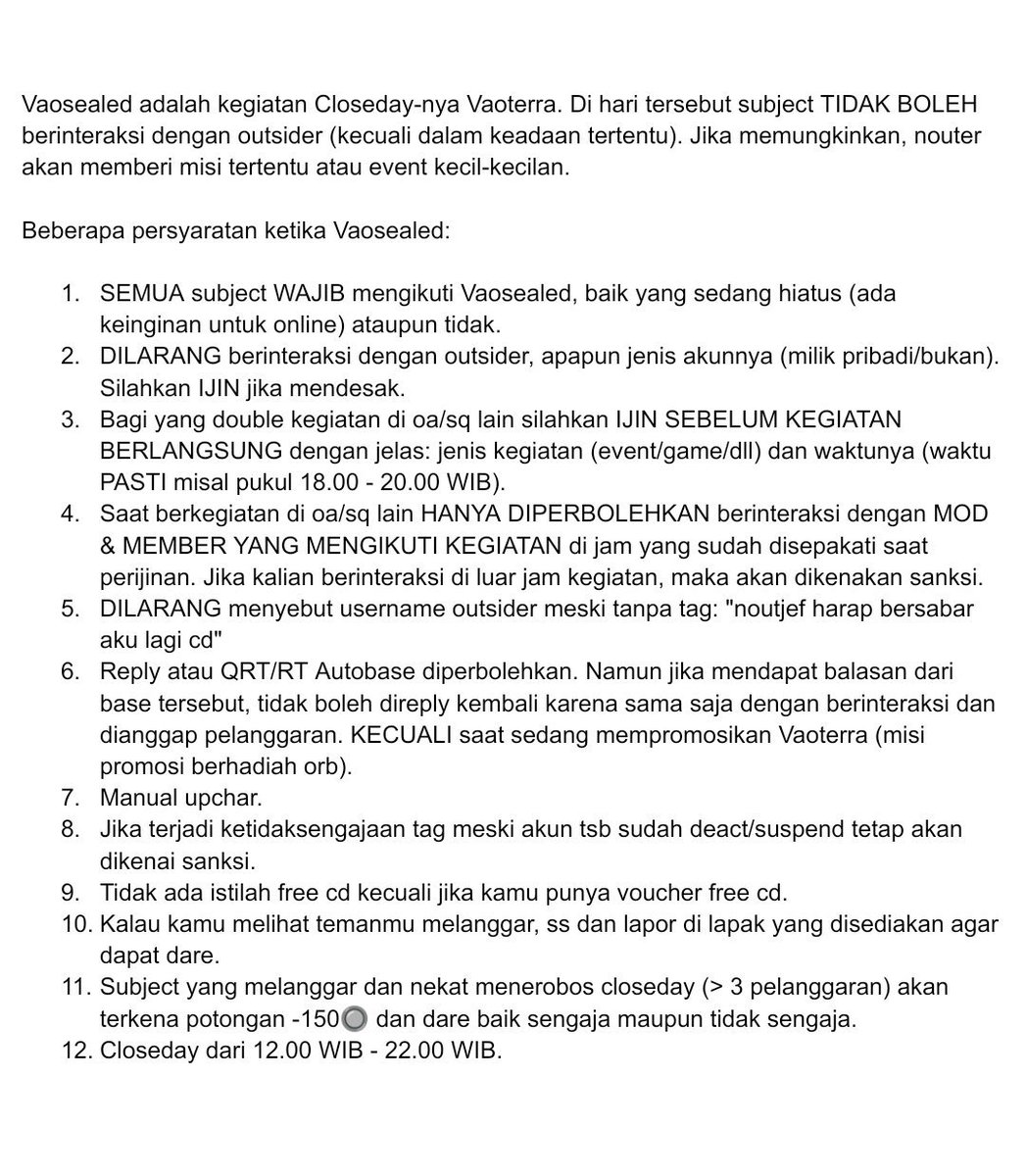 ⠀⠀⠀ ⠀ ⠀
⠀⠀⠀ ⠀ ⠀VAOSEALED

Use #VAOSEALED on your DN
Don't forget to read OUR NEW RULES below! 😼🌞
⠀⠀⠀ ⠀ ⠀