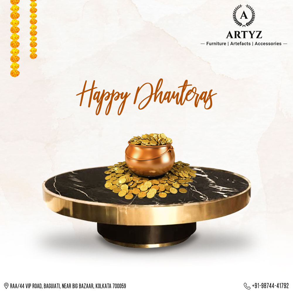 Unwrap the gift of elegance this Dhanteras with Artyz.

Happy & Prosperous Dhanteras to All!

#Dhanteras #Dhanteras2023 #Dhanteraspooja #Happydhanteras #Dhanteraswishes #Lakshmipuja2023