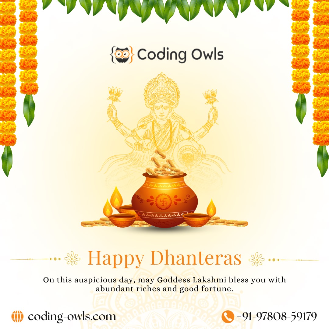 codingowlsca's tweet image. May the code of prosperity light up your screens on this auspicious Dhanteras! 🌟✨ Wishing all our Coding Owls a Happy Dhanteras filled with bug-free joy and endless lines of success! 💻🦉
coding-owls.com

#HappyDhanteras #CodeOfProsperity #TechBlessings
