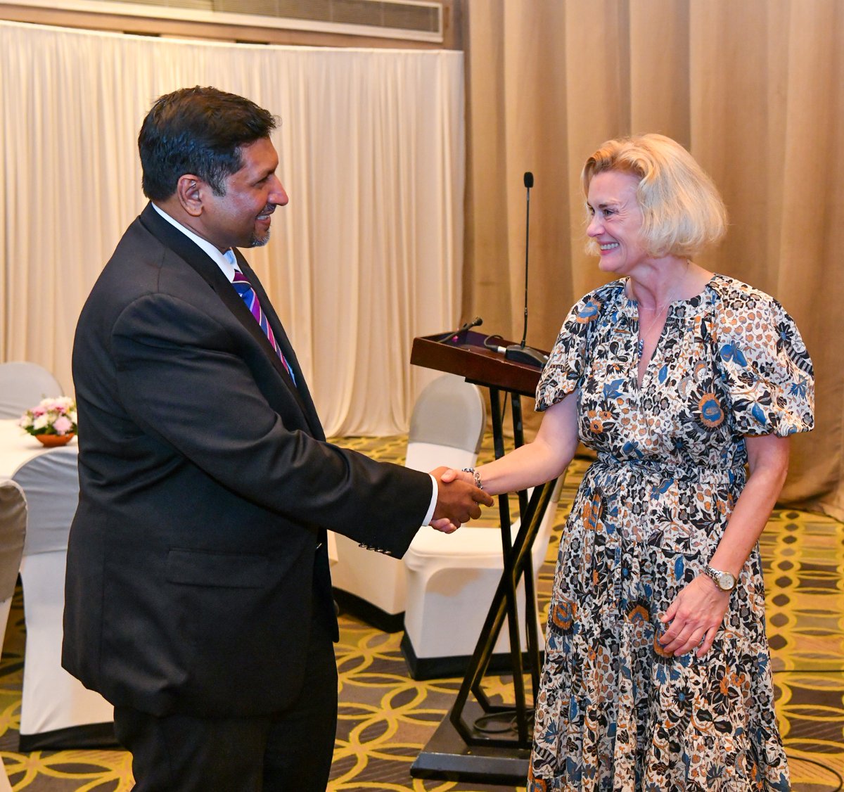 The Norwegian Hon Consul Gen to SL office was officially opened on Nov 8th, and the Norwegian Honorary Consulate of SL hosted a function at the Hilton last Tue (07). HE Norw. Amb. to Ind. and SL @MayElinStener  and Honorary Consul General to SL Hon. @ManoSeky  hosted the event.