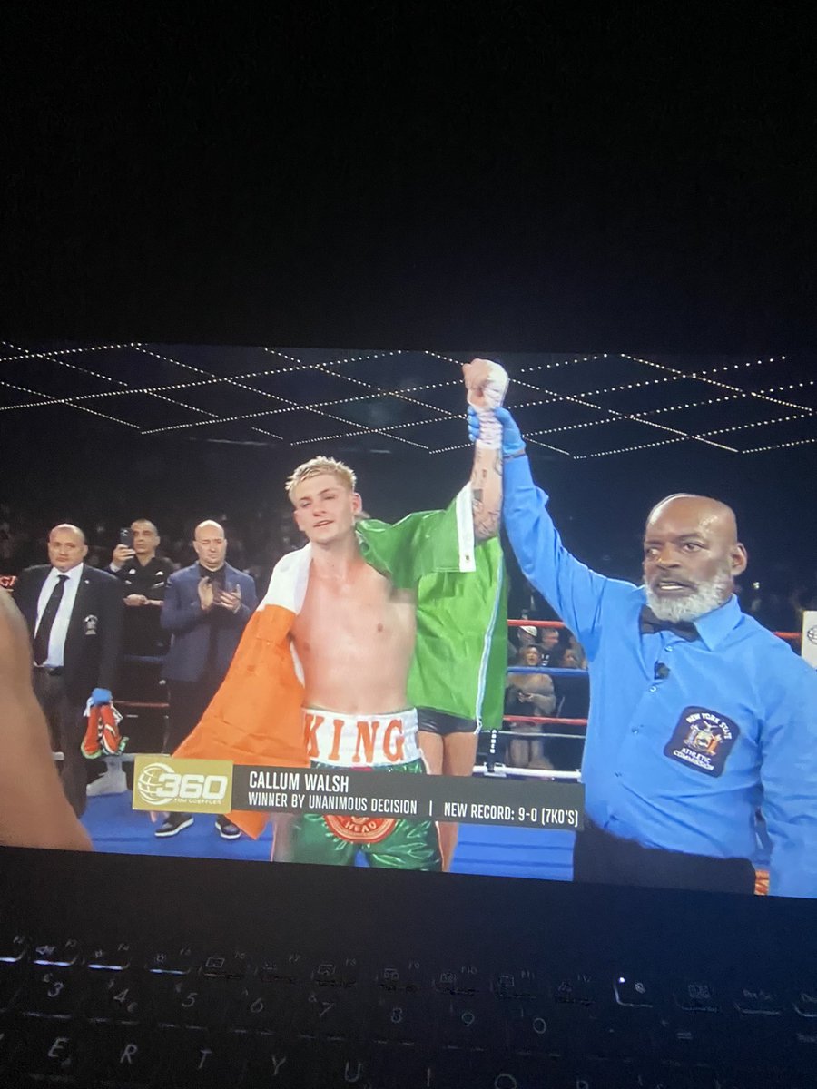 CALLUM WALSH WINS 🇮🇪 

#Boxing #MMA #WalshVillarreal #UFC #UFCFightPass #NYC #MSG #Dana #HFNBoxing