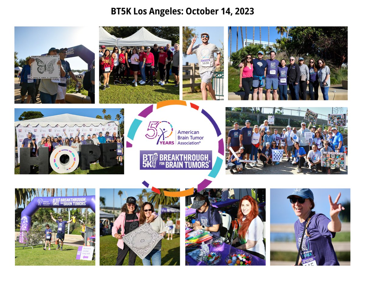 little late but I couldn't resist posting more photos from @the_abta's #BT5K Los Angeles event last month. It was such a great day!

#BT5KLA #BTSM #braincancer #braintumorawareness #brainmetastates #neuroscience #research #breakthroughs