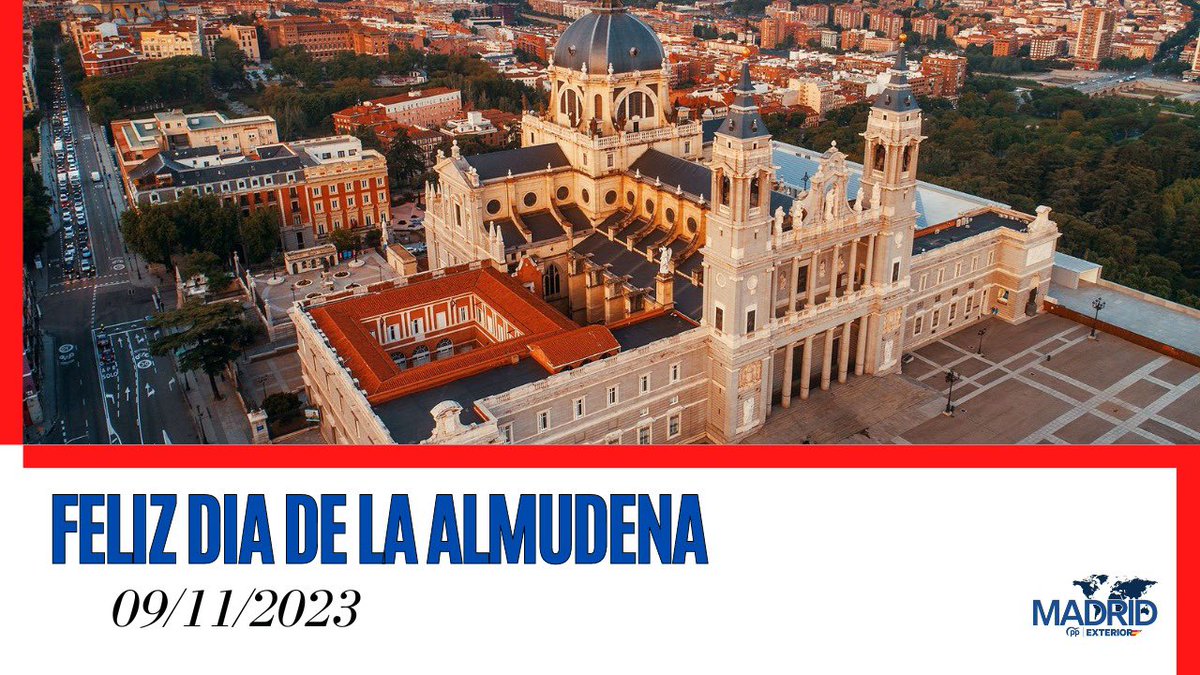 🔴 9 de noviembre, día de la patrona de #Madrid, la Virgen de la #Almudena 🇪🇸 

🫶🏼 ¡Nuestra Señora bendiga a los #MadrileñosPorElMundo! 🌐

#españolesenelexterior #madrileñosenelexterior #españolesporelmundo #deMadridalCielo