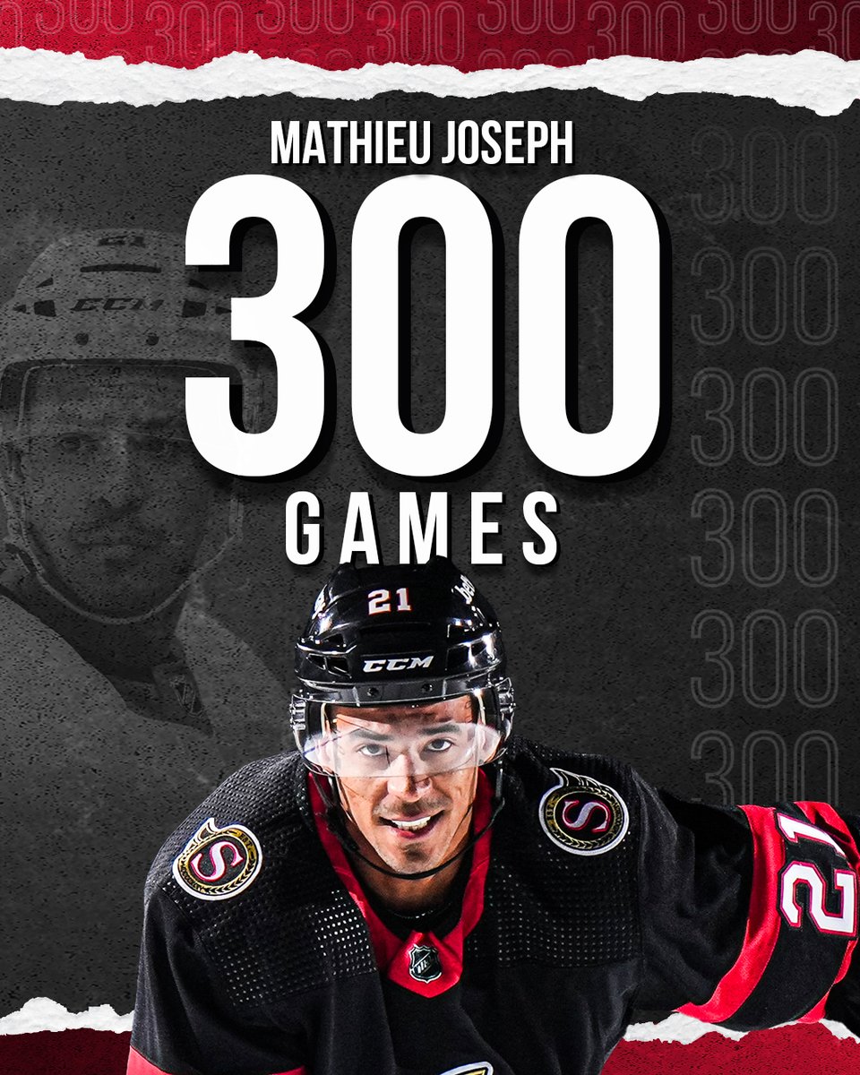 300 <a href="/NHL/">NHL</a> games for Matty Jo!

Congrats @mathyjoz21! 👏