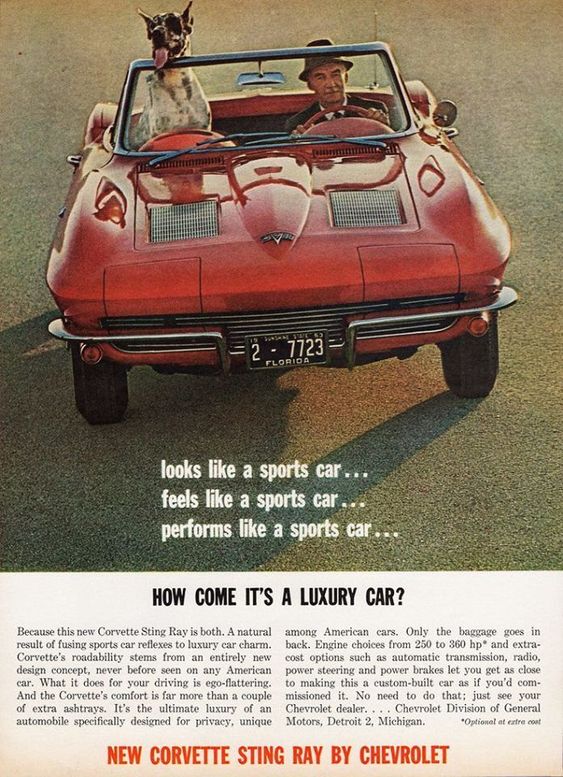 #corvette #chevrolet #vintagemagazine #vintagecars #caraddict
