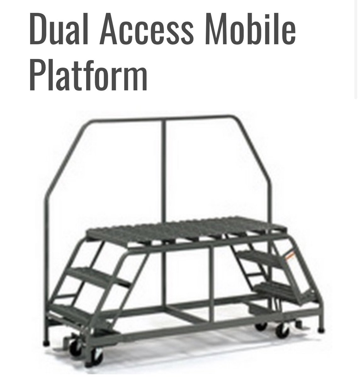 USindustrials's tweet image. The Dual Access Mobile Platform will solve hundreds of applications.  #usindustrialsupply #workplatform