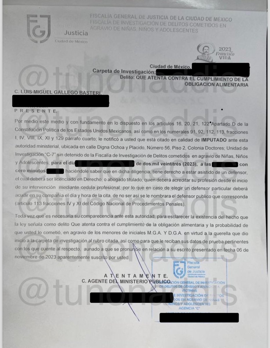 #LuisMiguel es demandado penalmente.
Se debe de presentar forzosamente.
EXCLUSIVA DE <a href="/ADDISPERIODISTA/">ADDIS TUÑON</a> en <a href="/deprimeramano/">De Primera Mano</a>