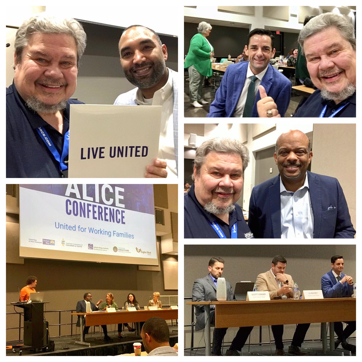 What an informative and inspiring event today at the ALICE Conference sponsored by @LiveUnitedTN Covered everything from affordable housing to childcare and early childhood literacy @TN_Literacy @MayorConger @ajthemayor @jakewcmayor Many distinguished speakers! #liveunited