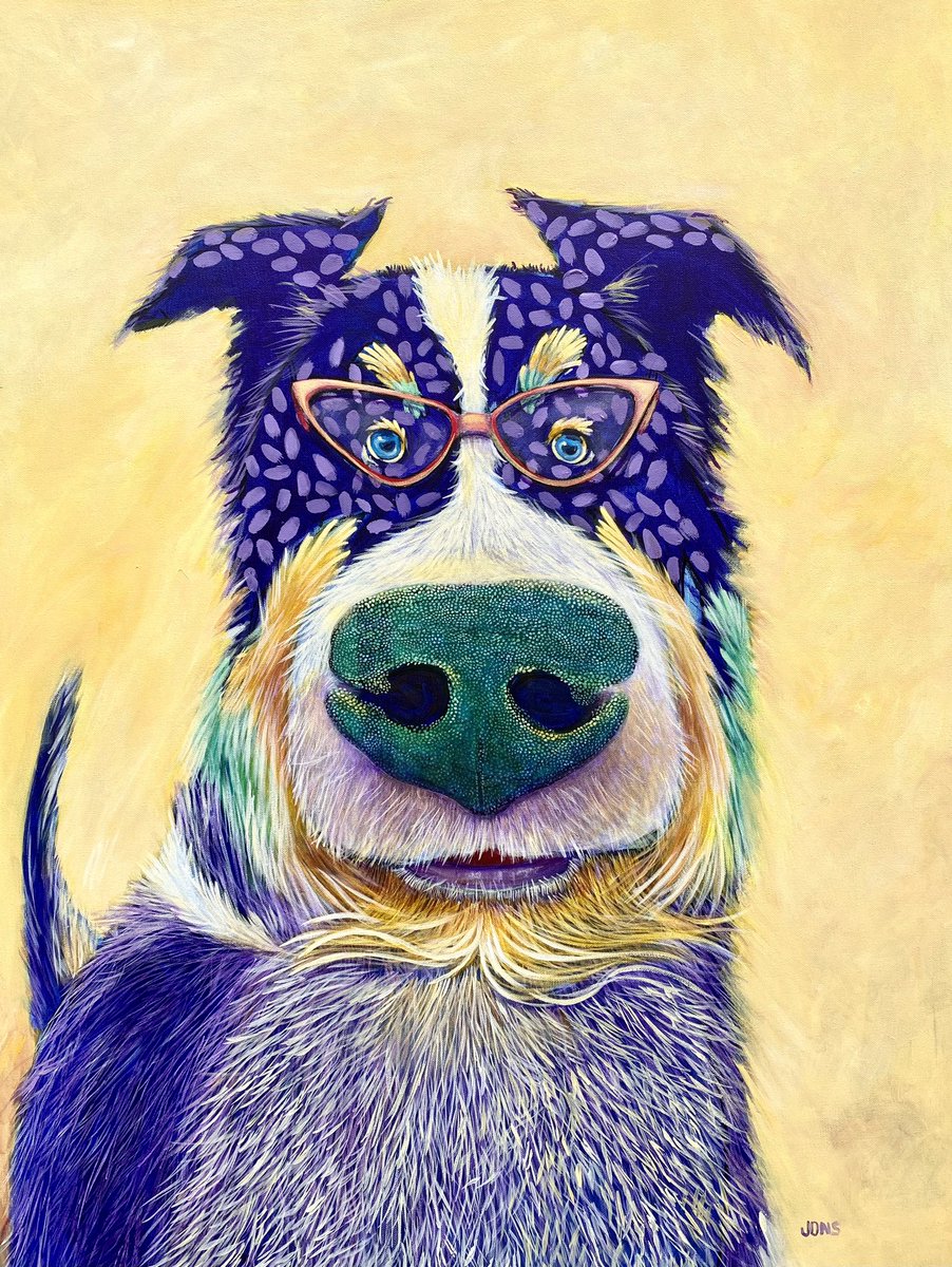 schaubut's tweet photo. Zulu, acrylic on canvas,Jon Schaubhut,23 https://t.co/qIeBqddouz