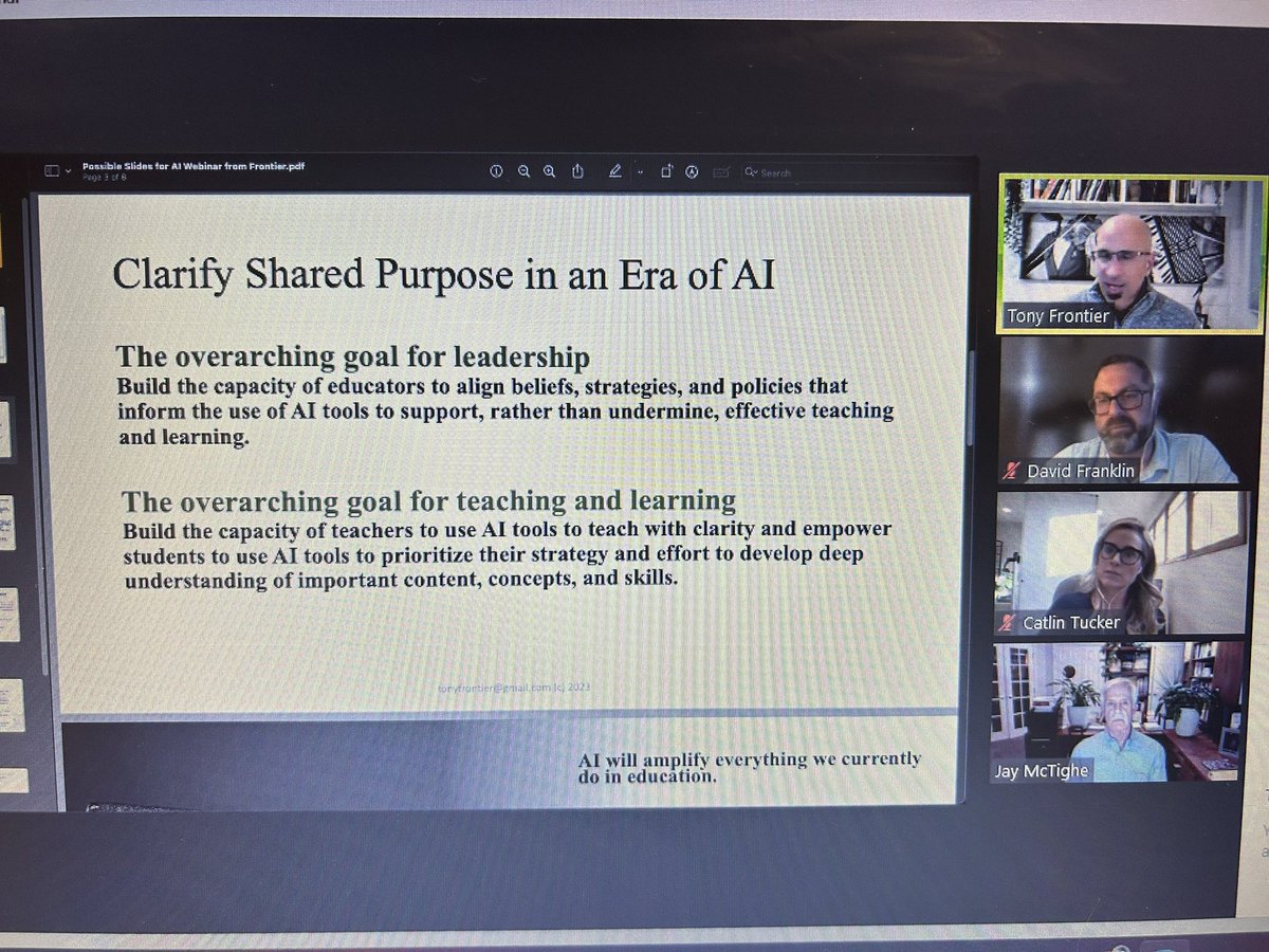 Let’s talk about #genai in education! Taking a transformational stance. It’s more than just throwing “AI” into our academic integrity verbiage #leadingwithai @toddle_edu @MtDiabloUSD