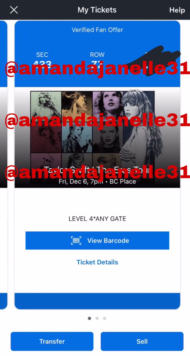 Eras Tour Resell tweet media