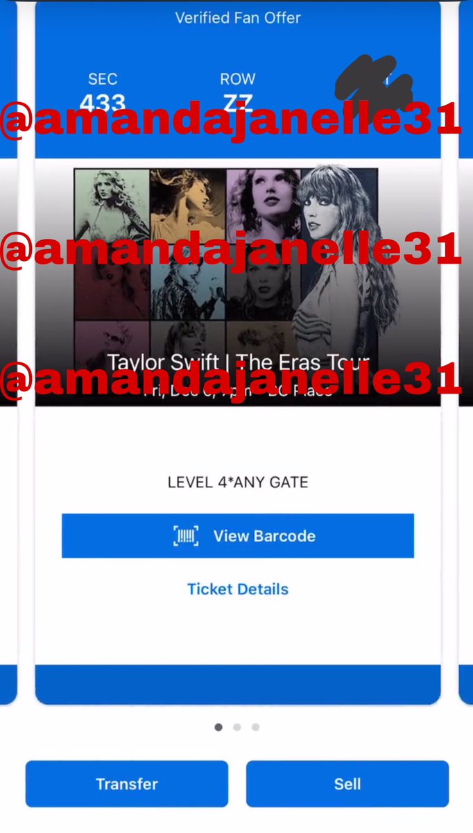 Eras Tour Resell tweet media