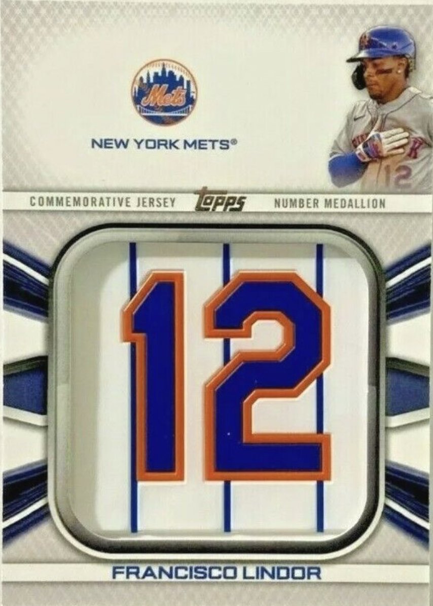 🚨🚨CONGRATULATIONS 🥳 <a href="/Lindor12BC/">Francisco Lindor</a> ON YOUR SILVER SLUGGER! #Mets 

In Your honor We Are Giving Away 👇

- 2022 Topps Series 1 Francisco Lindor Player Jersey Number Medallion #JNM-FL

To Enter:
🔵 Follow Us
🟠 Retweet 

*Bonus Entry*
🧡 Tag A Mets Fan

Winner Picked 48 Hours #LGM