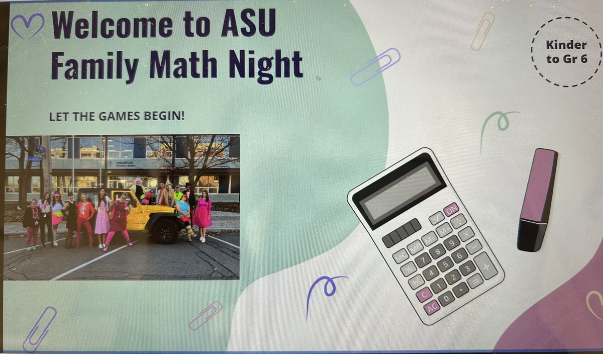 So much fun tonight at our ASU Family Math Night. We played board games and showed how much fun math can be. Huge thanks to all the families and staff who make this a success, especially our awesome  math learning partner <a href="/JodieOHalloran/">MissJ</a> #ocsbMath #ocsbBeCommunity