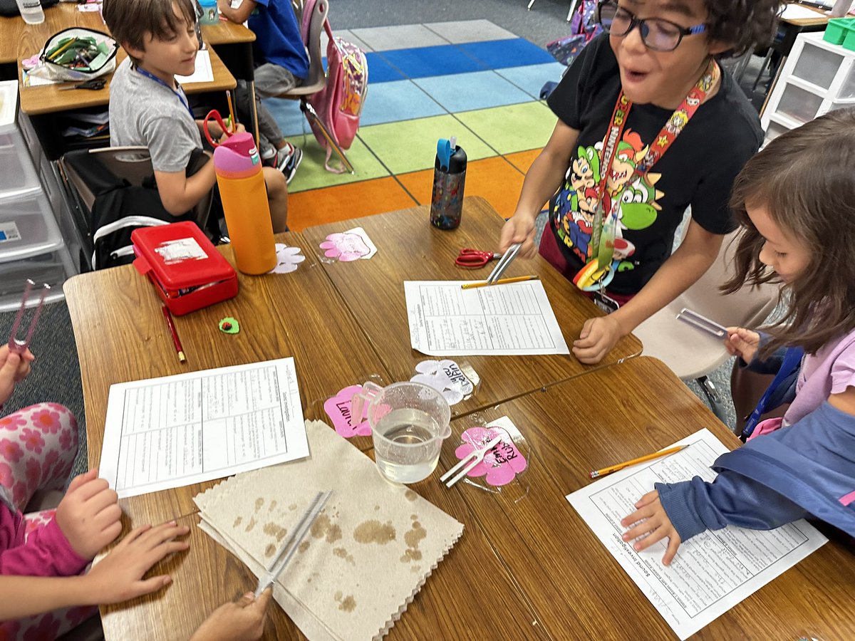 Today in science we worked on our sound investigation as we explored the different sounds and vibrations using straws, tuning forks, drums and boxes with rubber bands. <a href="/TWEHowl/">Tom Wilson Elementary</a> <a href="/katyisd_ELEMCI/">Katy ISD Elementary Curriculum & Instruction</a>