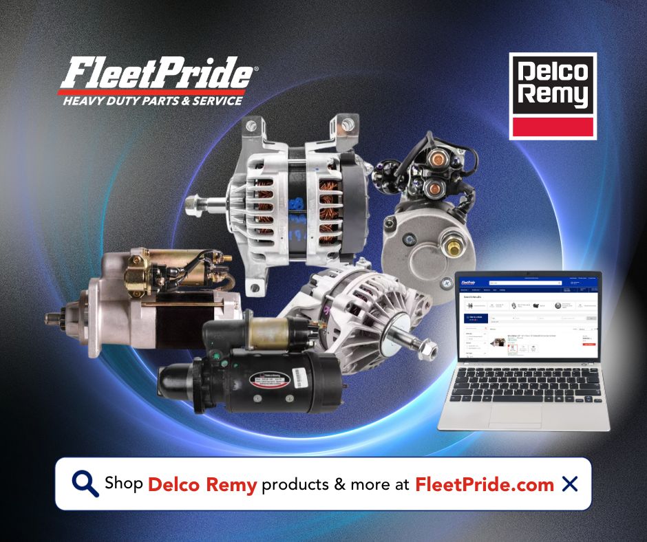 FleetPrideInc's tweet image. A big shoutout to #DelcoRemy for being the proud sponsor of our 2023 calendar! FleetPride is honored to stock their premium #heavyduty products. Discover their wide assortment of starters and #alternators available now at FleetPride! 

Shop HERE ➡️ bit.ly/3u3u99x